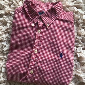 Red Gingham Ralph Lauren Shirt